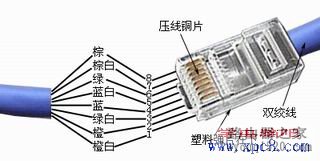 网线水晶头制作（接法）图解