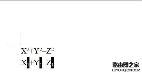 Word文档输入上下标的两种方法