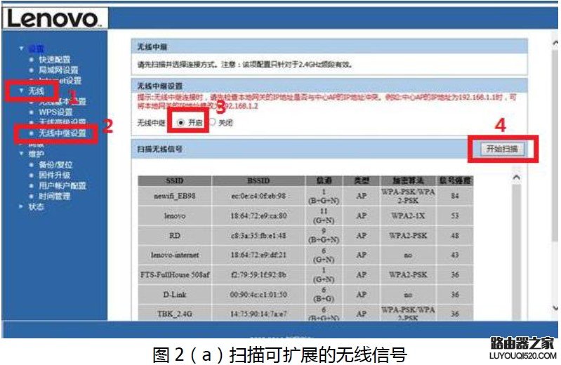 联想无线路由器R3210中继配置教程